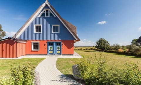 Colorful Exterior View of a Holiday Home
