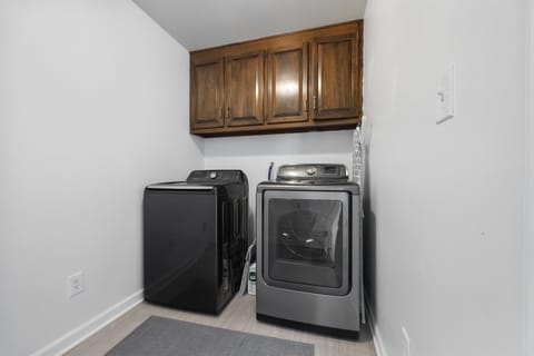 Full-size washer and dryer available for your convenience — perfect for extended stays and family travel.