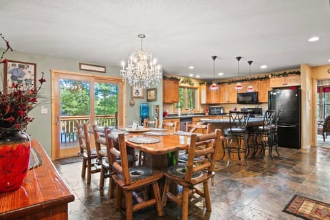 Fully stocked kitchen