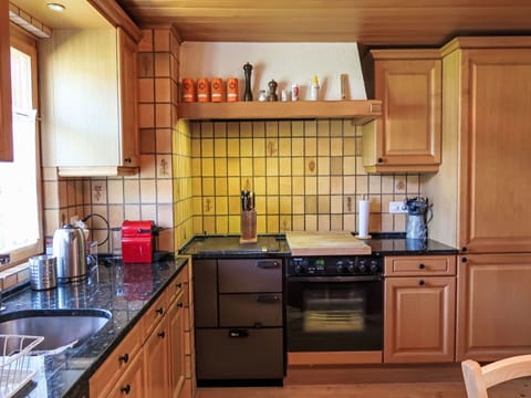 Kitchen, Countertop, Cabinetry, Kitchen Appliance, Kitchen Sink, Wood, Interior Design, Flooring, Plumbing Fixture, Sink