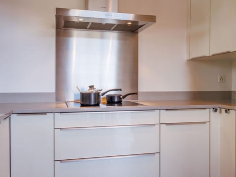 Kitchen Appliance, Kitchen, Countertop, Major Appliance, Home Appliance, Flooring, Cabinetry, Interior Design, Kitchen Stove, Stove