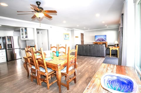 Spacious living and dining areas