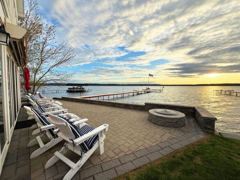 Exterior - Adirondack chairs with cushions. Great sunset views from the patio.