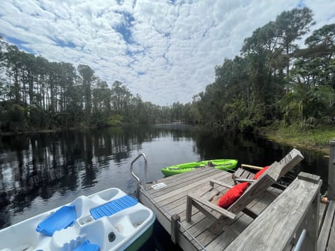 View of the lake from property's gazebo.