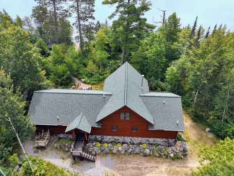 Street side aerial view