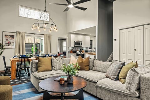 Embrace the spaciousness of our open floor plan, where every room flows effortlessly into the next.