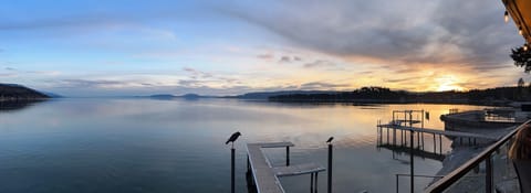 Flathead Lake at dusk
