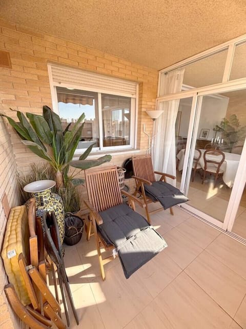 Terraza con vistas abiertas 