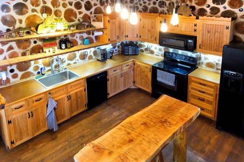 Kitchen comes with everything you need to cook a masterpiece with large counters