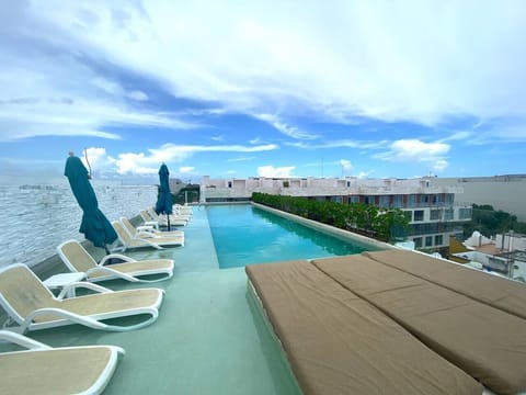 Rooftop Pool with City Views