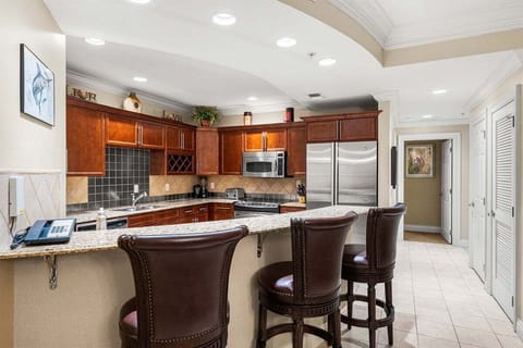 Kitchen island seating for three