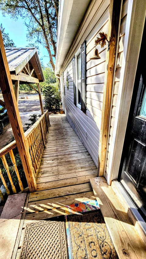 Ramp into house from car port