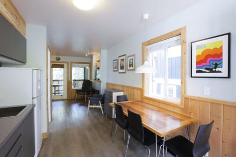 Dining area with seating for four