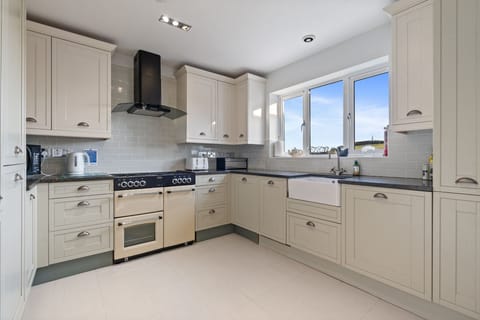 Kitchen at 7 Porthilly View in Padstow in Padstow