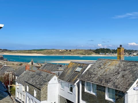 View of Padstow harbour from Camel Cottage, North Cornwall