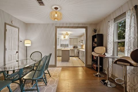 Enjoy your meal in the dining room