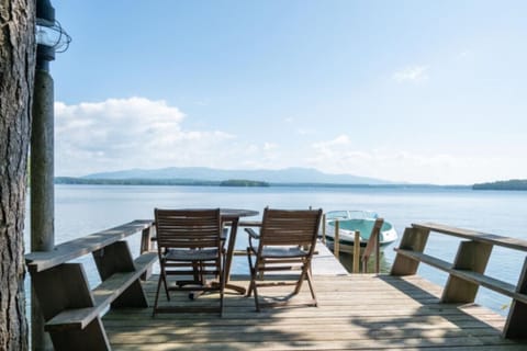 Breathtaking lakefront seating — perfect for coffee, sunsets, or quiet moments.