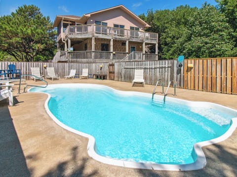 Enjoy a dip in the Private Pool out back!