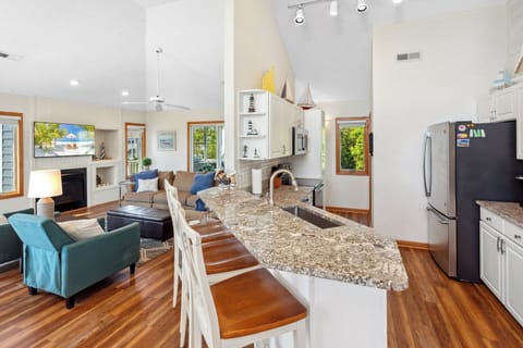 Eat together with your group in the Dining Area while the sun sets just outside the large windows.