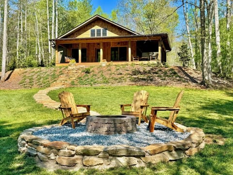 Beautiful fire pit for your camp-fire under the stars.