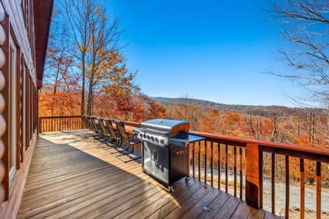 Upper Deck; Main Level: Enjoy this outdoor bar with gas grill. Long range views!