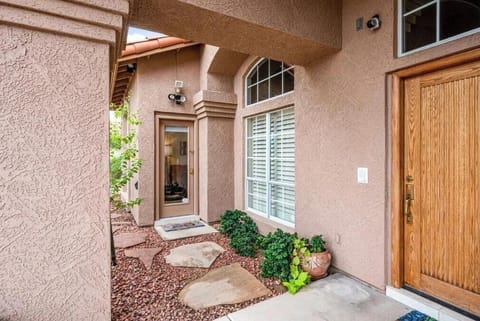 Glass door with electronic lock for seamless entry to Your Cozy Place