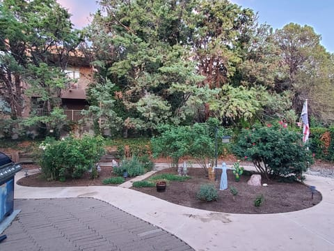 Backyard adds privacy for your stay