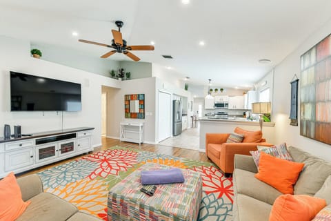Bradenton Vacation Rental | 4BR | 2BA | 1,956 Sq Ft | Small Step for Entry