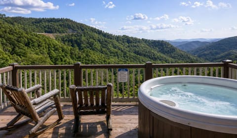 Welcome! Unwind in the hot tub while soaking in breathtaking views that will take your relaxation to the next level.