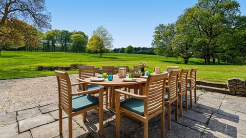 Or serve meals al fresco in the summer.