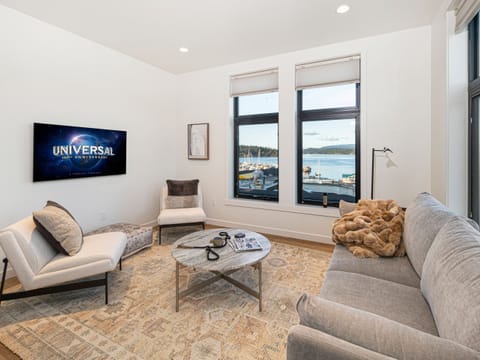 Waterview and Smart TV are available in this luxurious third-floor penthouse.