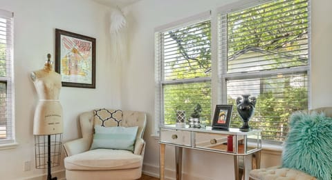 Sun-drenched and serene. This little corner is a sweet escape within your Austin getaway.