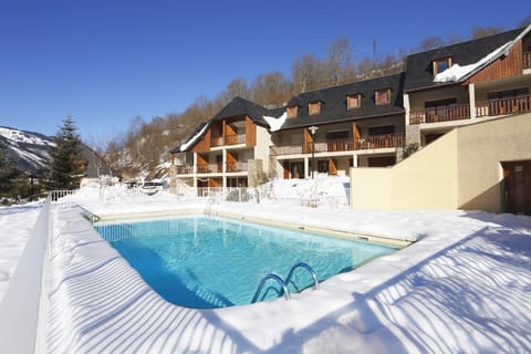 Dive into the lovely outdoor pool on a warm spring or fall day.