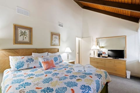 King Bed with Flat screen TV