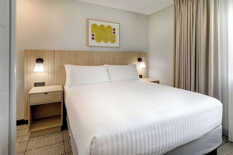 Unwind in crisp linens for a perfectly restful night’s sleep.
