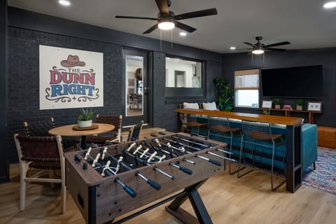 The Dunn Right is ready to welcome you and yours at our spacious home with amenities galore - game room, patios for hanging out, grill, pool and 5 Bedrooms and 3.5 bathrooms