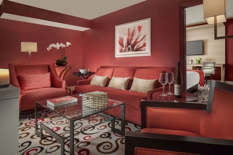 Gather on the plush sofa for movies, wine, and laughter.