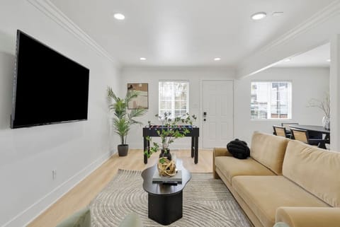 Sit back, relax, and enjoy your favorite shows 📺✨ Our comfortable couch is the perfect spot to unwind in style.