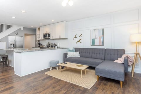 Open concept main living area makes for a comfortable place to relax together.
