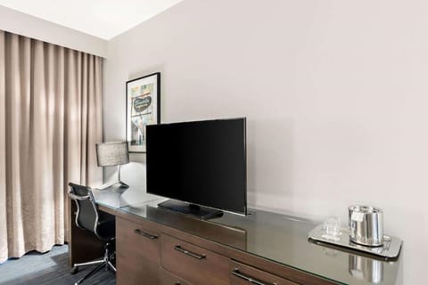 Settle in to work comfortably, then stream your favorites.