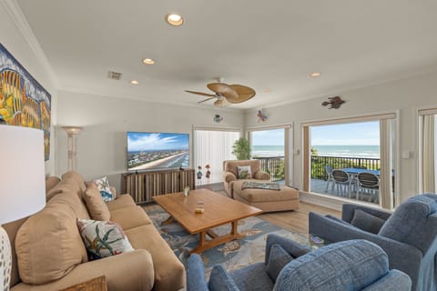2nd Floor Main Living Area. Boasting panoramic views of the South Padre Island Beach!