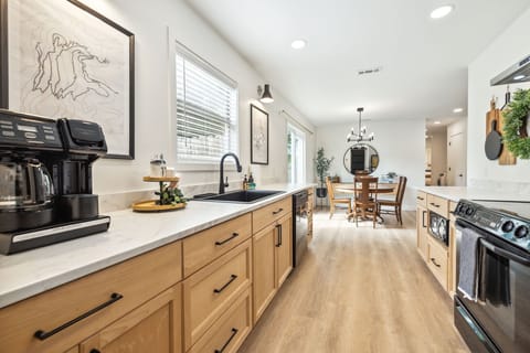 Our kitchen is fully stocked.