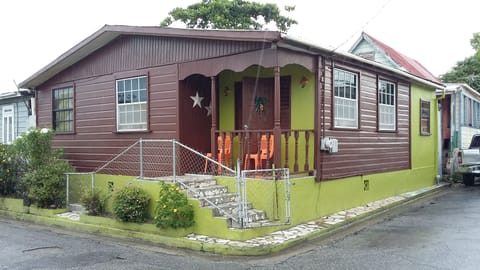 front of property 
