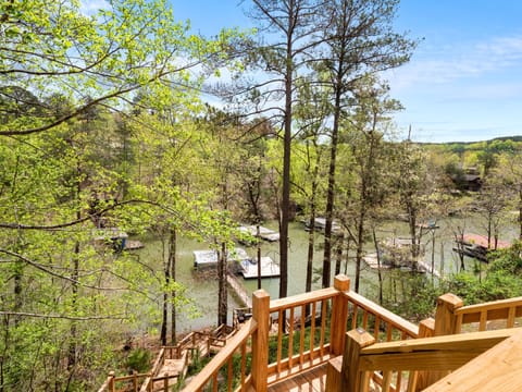View from deck