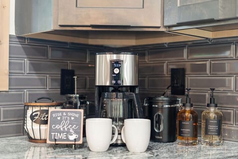 Early mornings made better with mountain views and hot coffee.