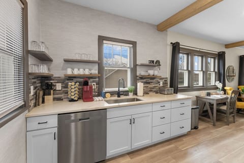 Well stocked kitchen for your culinary adventures