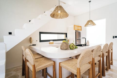 Kitchen with induction stove