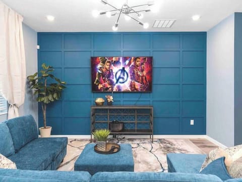 Straight on living room 