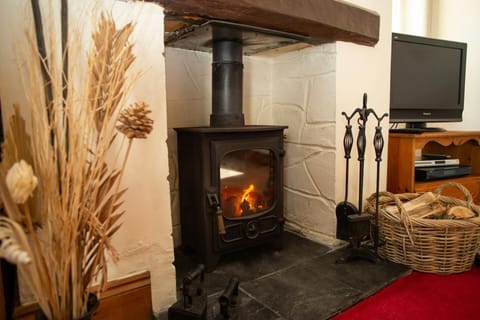 Living are a with a log burner