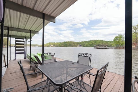 Dining on the dock